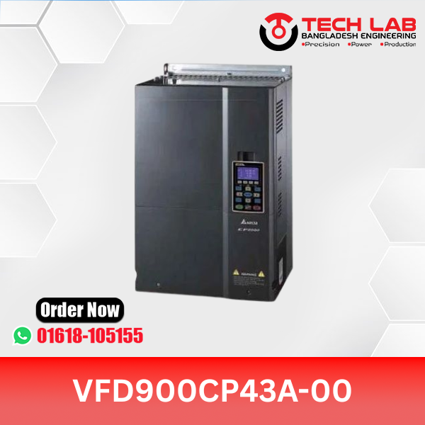 Delta VFD900CP43A-00 (90 kW / 120 HP) – CP2000 Series AC Drive