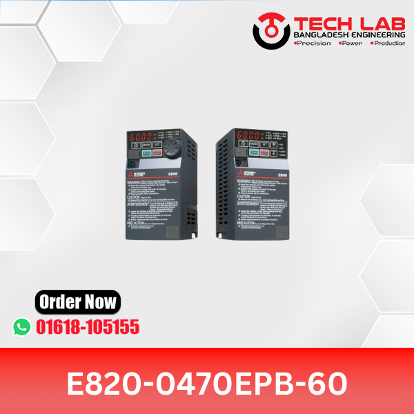 Mitsubishi VFD FR-E820-0470EPB-60 (11kW / 15HP) – FR-E800 Series