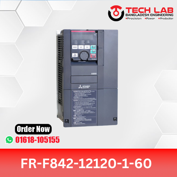 Mitsubishi VFD FR-F842-12120-1-60 (approx. 630 kW / ~845 HP) – FR-F800 / F800E Series