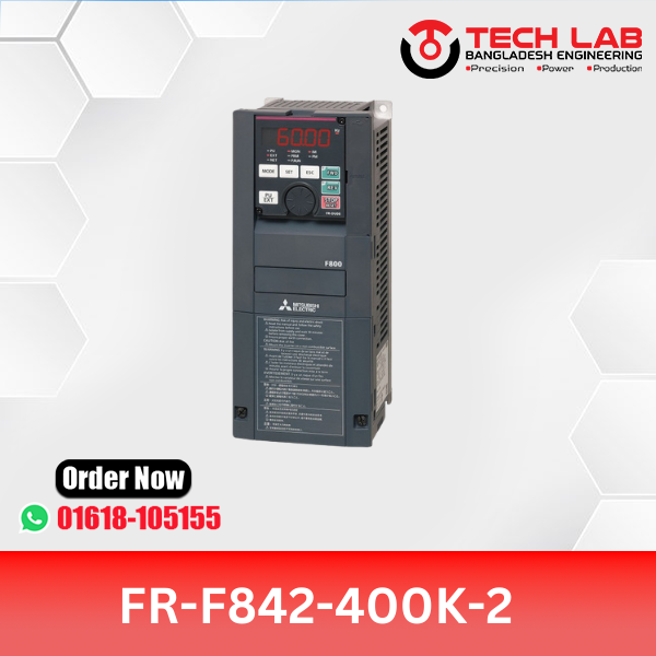 Mitsubishi VFD FR‑F842‑400K‑2 (400 kW / ~536 HP) – FR‑F800 / F800E Series