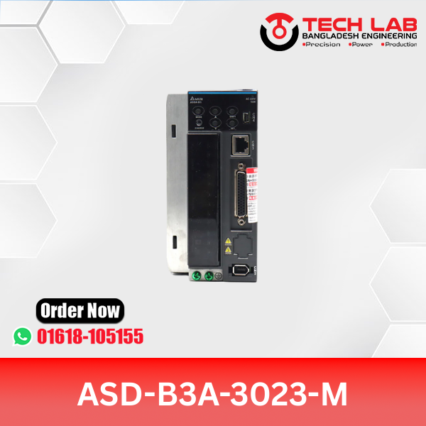 Delta ASD-B3A-3023-M AC Servo Drive – 3kW, PR Mode, Pulse/Analog, 220VAC, B3A Series