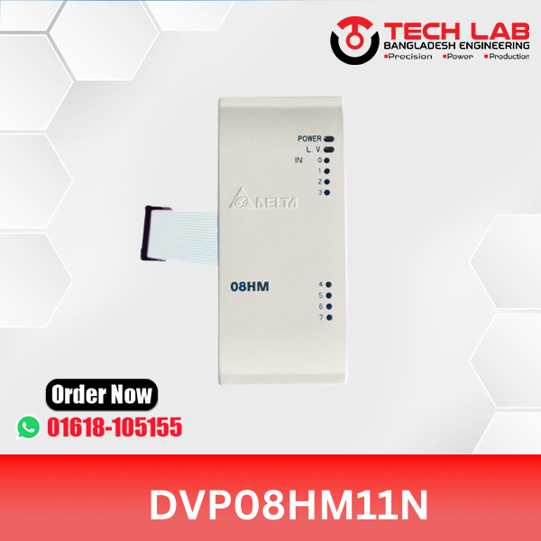 Delta DVP08HM11N – EH3 Series Digital Input Module (8 DI)