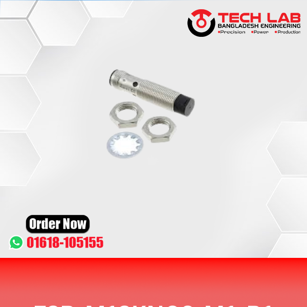Omron E2B-M12KN08-M1-B1 | M12 Inductive Proximity Sensor (PNP, NO, 8mm)